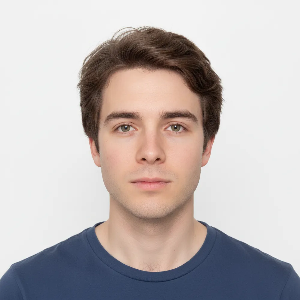 Passport Photo after